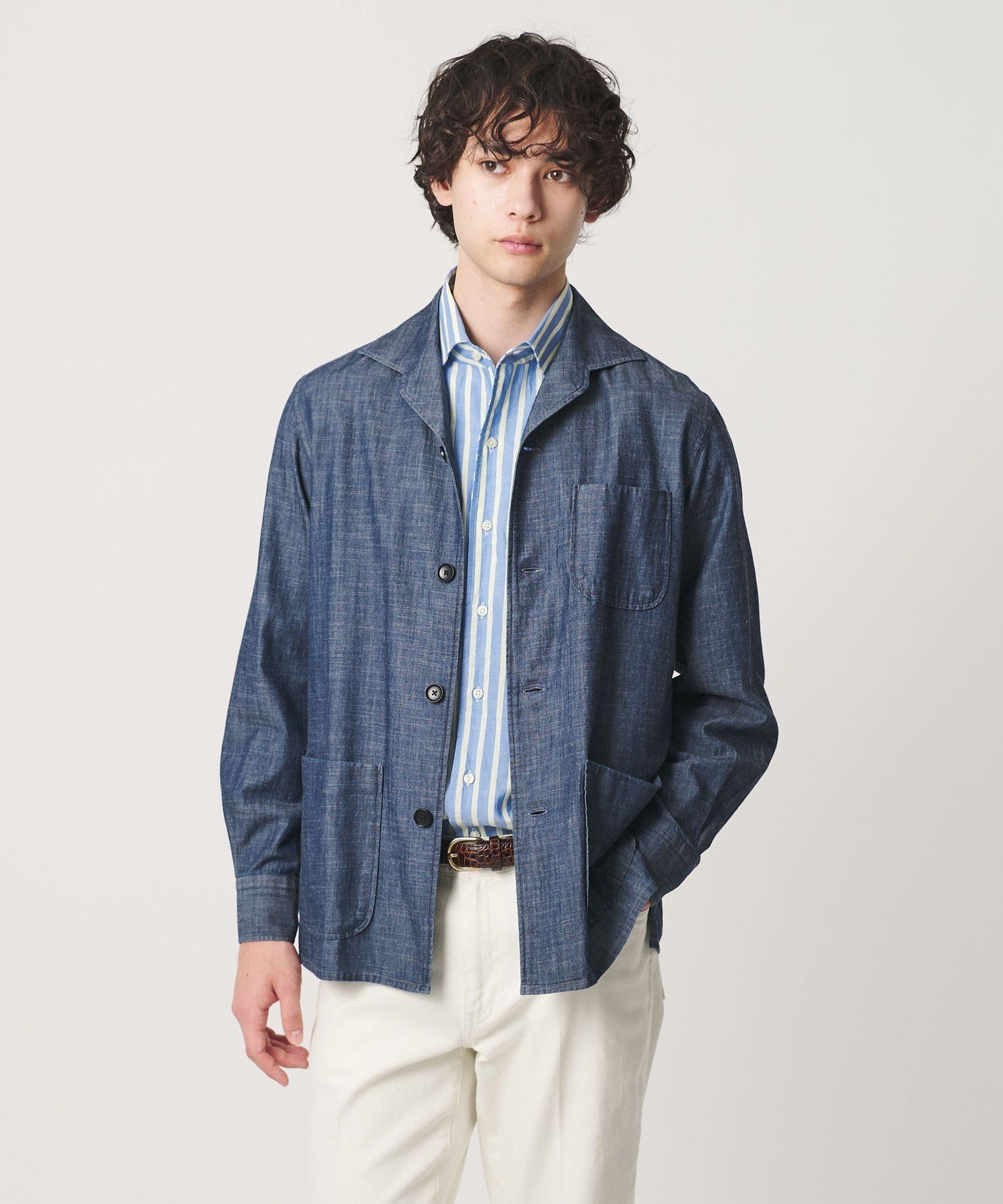 ＜GUY ROVER＞ ストライプ シャツ ユナイテッドアローズ トップス シャツ・ブラウス