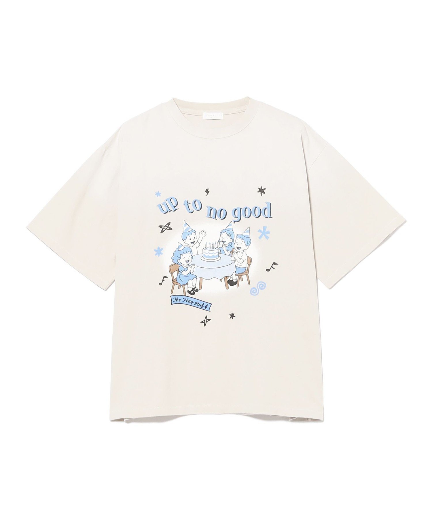 BEAMS T F-LAGSTUF-F / PARTY TEE ビームスT トップス カットソー・Tシャツ ベージュ【送料無料】