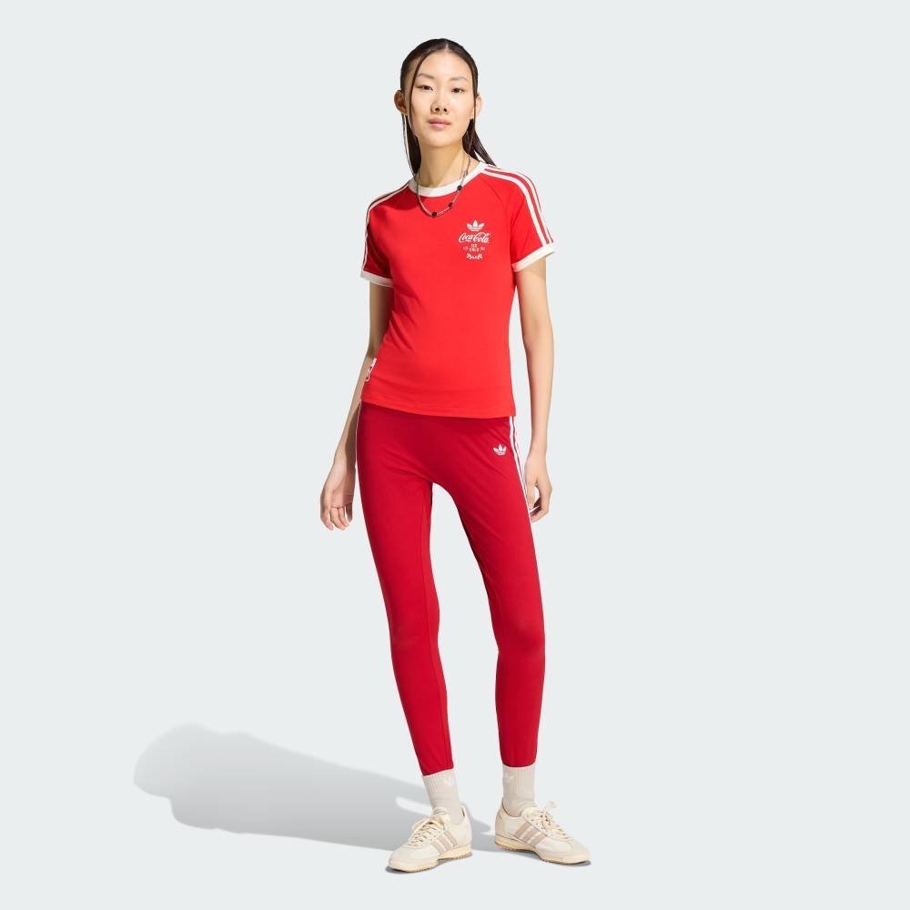 【公式】アディダス adidas 返品可 3 STRIPES TEE COCA COLA アディダス トップス カットソー・Tシャツ レッド