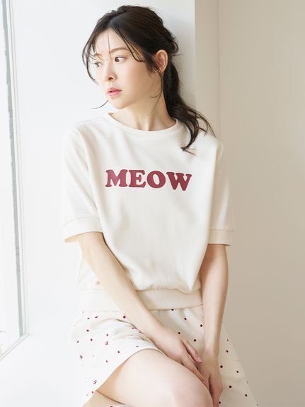 SNIDEL HOME MEOWロゴスウェットセットアップ スナイデルホーム ワンピース・ドレス その他のワンピース・ドレス ピンク【送料無料】