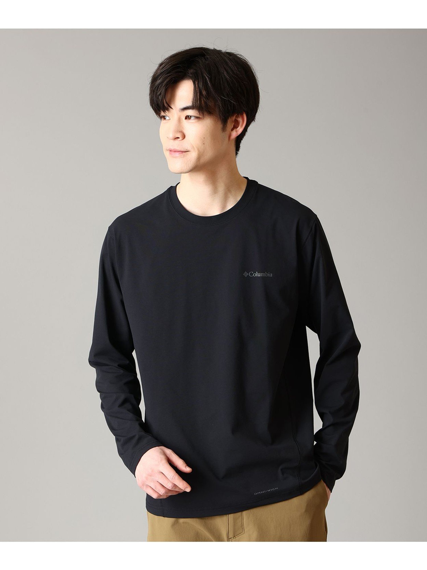 Columbia/ ライトキャニオンロングスリーブクルー /コロンビア コロンビア トップス カットソー・Tシャツ ブラック ブルー グリーン ホワイト