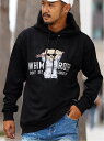 WHIM ROTH WhimROTH/(M)W/R S.P Bear Hoodie アダムスジャグラー トップス パーカー・フーディー ブラック ホワイト イエロー