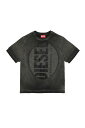 【SALE/40%OFF】DIESEL キッズ Tシャツ TASHY OVER ディーゼル トップス カットソー・Tシャツ ブラック【送料無料】