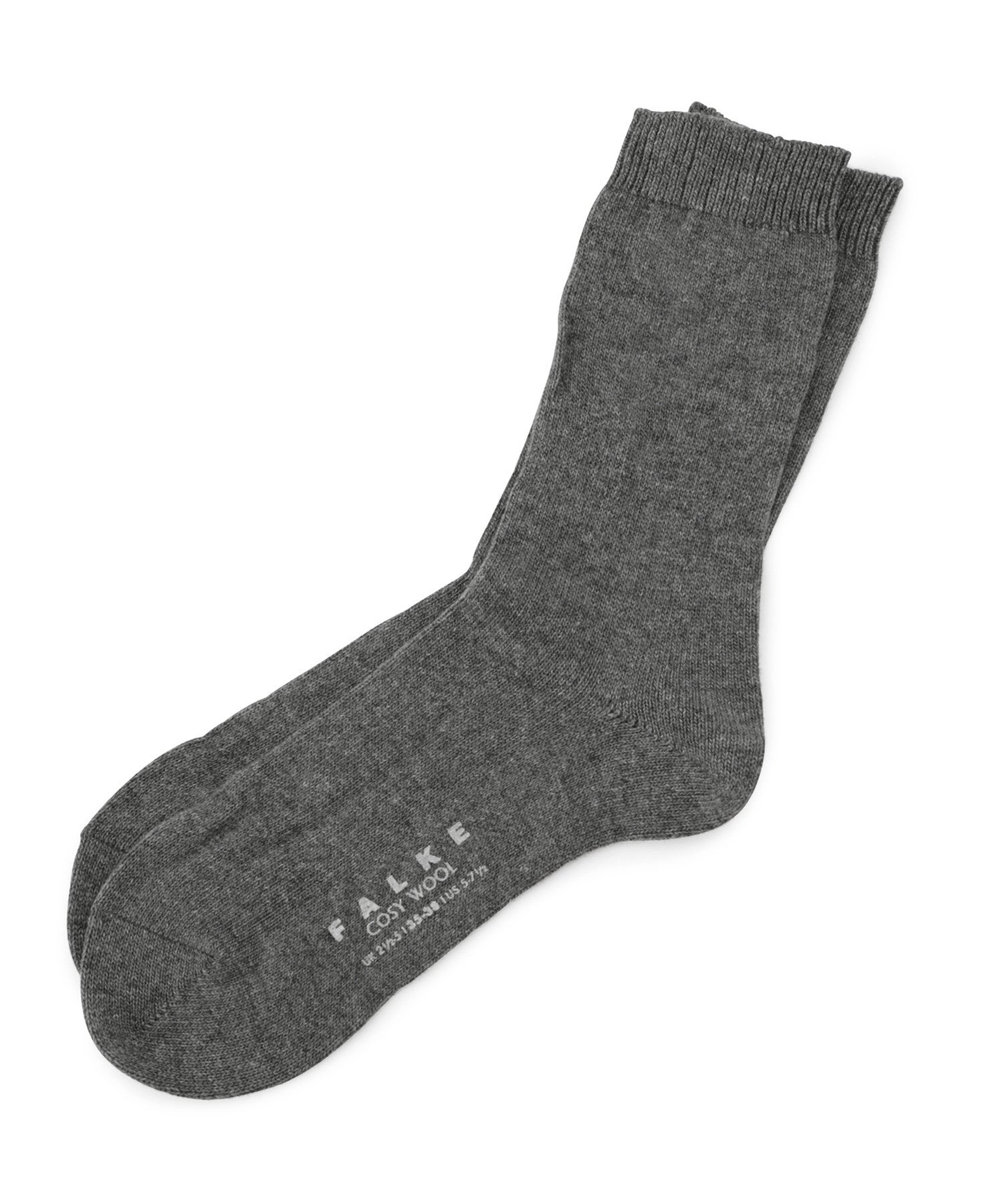 SALON adam et rope' 【FALKE(ファルケ)】Cosy Wool Socks サロン アダム エ ロペ 靴下・レッグウェア 靴下 グレー ホワイト カーキ オレンジ イエロー