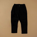 branshes 【WEB限定/DRC】スーパータックテーパードストレッチツイルパンツ ブランシェス パンツ その他のパンツ ブラック ベージュ カーキグリーン