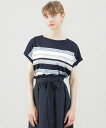 【SALE/43%OFF】MACKINTOSH PHILOSOPHY パネルマルチボーダーニット マッキントッシュ フィロソフィー トップス ニット レッド ネイビー【送料無料】