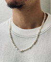 MR.OLIVE 【ユニセックス】ピュア パール ロングネックレス ミスターオリーブ アクセサリー・腕時計 ネックレス ホワイト【送料無料】