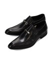 via cammino via cammino 甲ベルトスリッポンドレスシューズ マドラス シューズ・靴 ローファー ブラック【送料無料】
