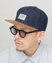 QUARTER GALLERY デニムキャップ メンズ レディース BBキャップ フラットバイザー 帽子 平つば エー.エム.エス. 帽子 キャップ ブラック ...