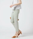 【SALE/29%OFF】NEWYORKER WOMEN ストレッチオックス L字ポケット切替テーパードパンツ ニューヨーカー パンツ その他のパンツ グリーン【送料無料】