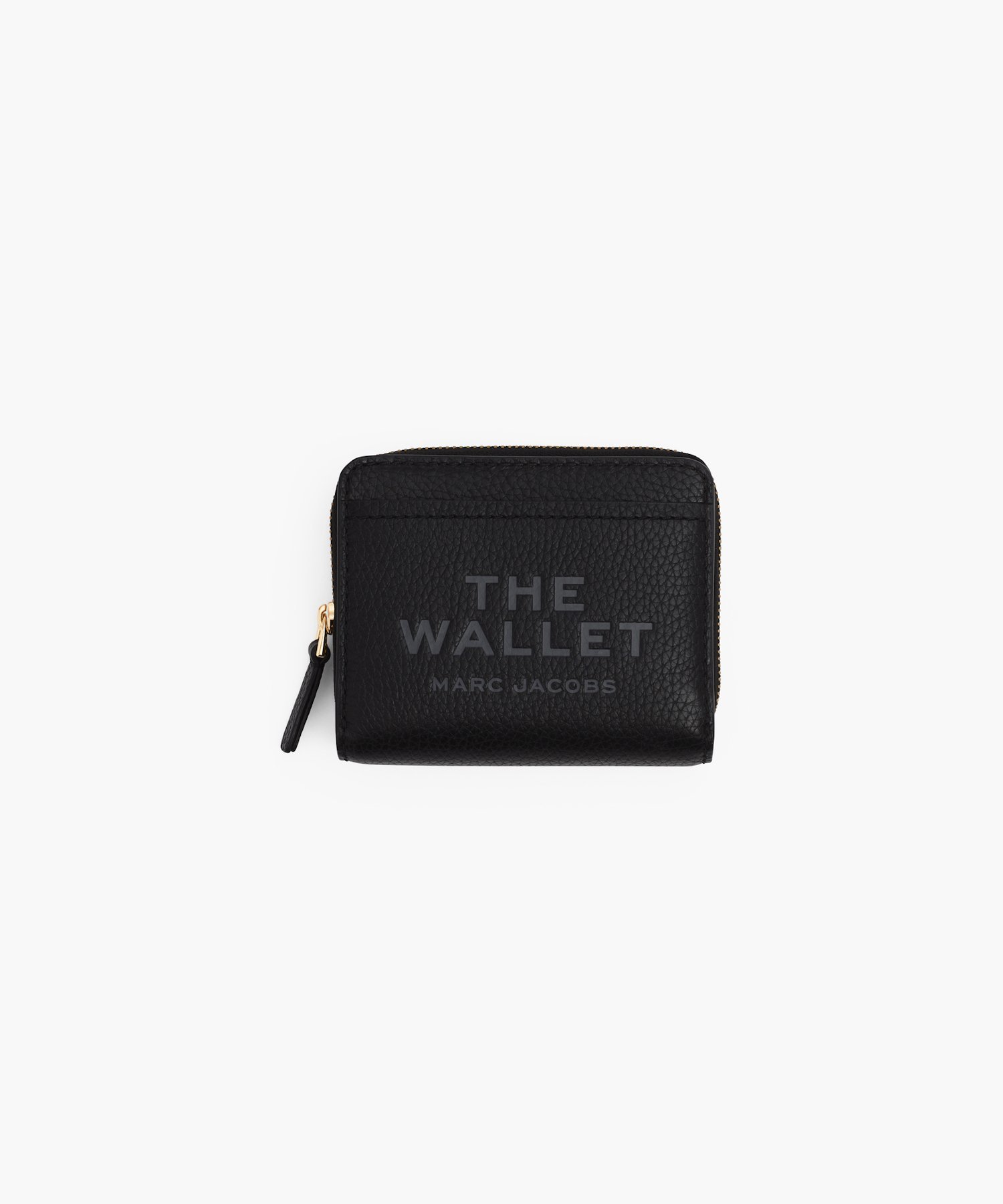 マークジェイコブス 財布（レディース） MARC JACOBS 【公式】THE LEATHER MINI COMPACT WALLET/ザ レザー ミニ コンパクト ウォレット 二つ折り財布 マーク ジェイコブス 財布・ポーチ・ケース 財布 ブラック【送料無料】