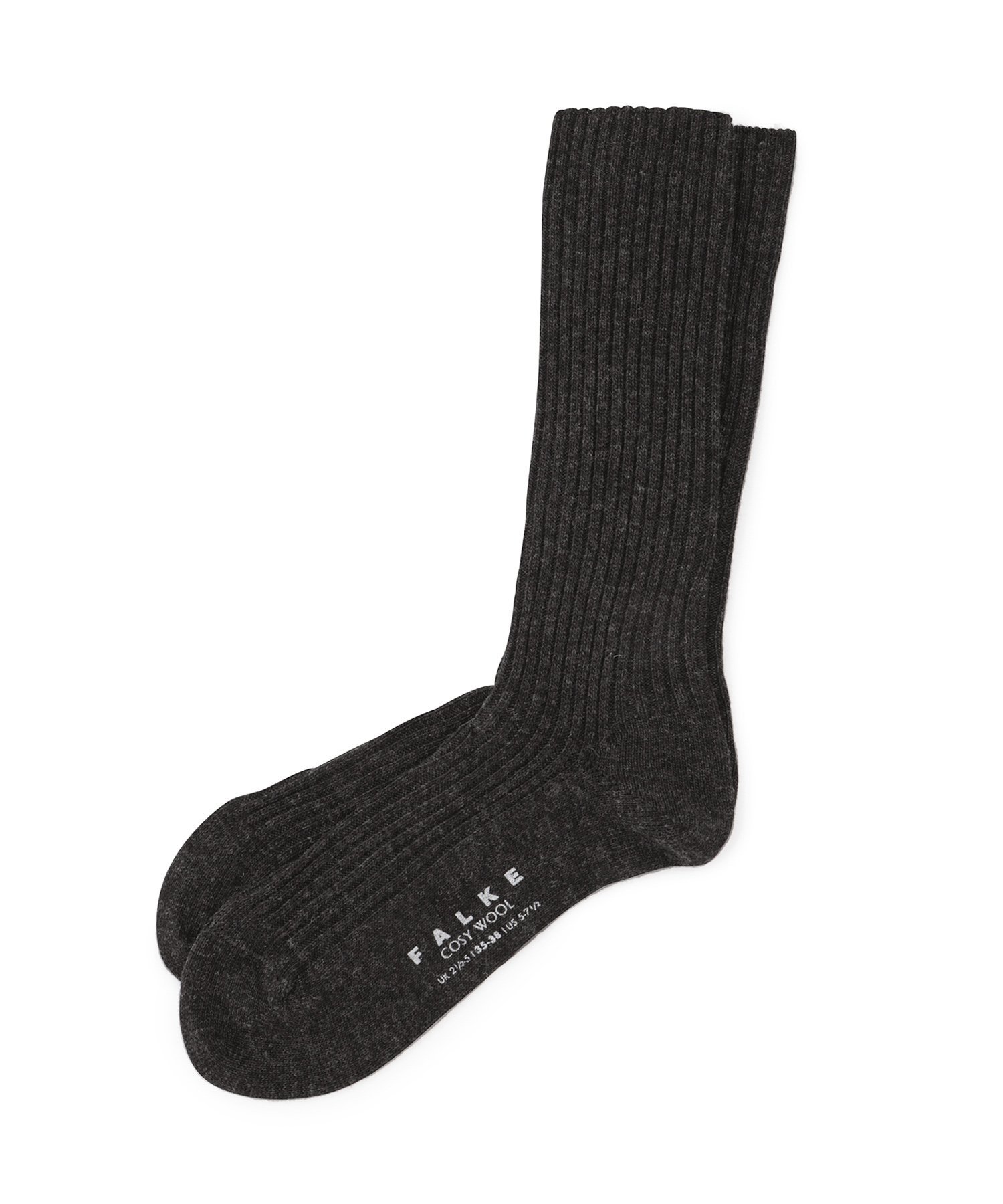 SALON adam et rope 039 【FALKE(ファルケ)】Cosy Wool Boot Socks サロン アダム エ ロペ 靴下 レッグウェア 靴下 グレー ホワイト ブラウン ブルー