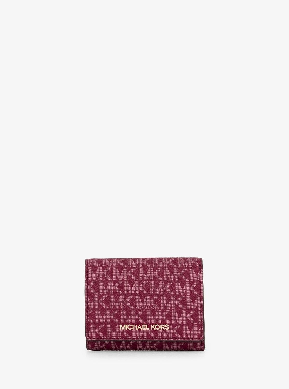 【SALE／65%OFF】MICHAEL KORS 【日本限定】JET SET TRAVEL コンパクト ウォレット ミディアム - MKシグネチャー マイケルコース マイケル・コース 財布・ポーチ・ケース 財布 レッド【送料無料】のサムネイル