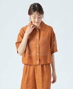 【SALE/30%OFF】BEAMS HEART WOMEN メッシュ シャツ ビームス ハート トップス シャツ・ブラウス ブラウン ブラック【送料無料】