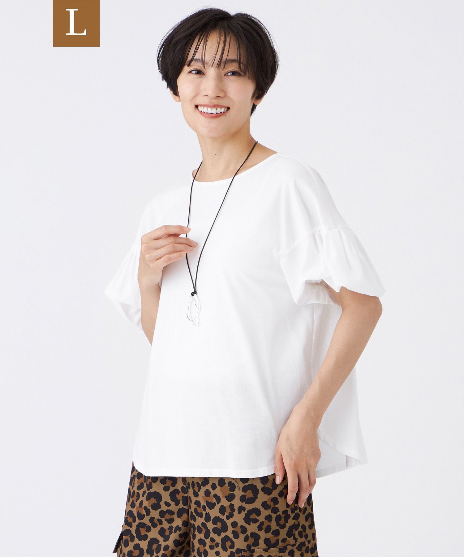 【L】【接触冷感】【マシンウォッシャブル】スパンローンコンビカットソー サンヨー エルサイズ トップス カットソー・Tシャツ ブラック レッド ホワイト