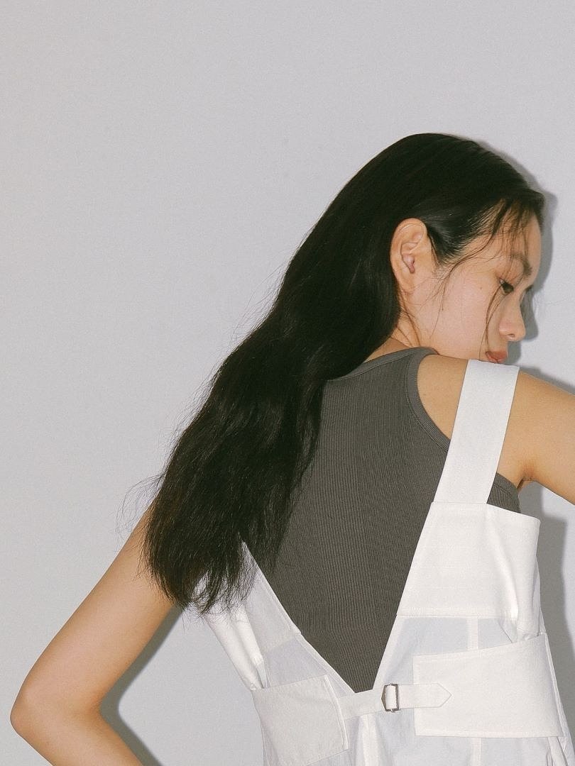 【SALE／10%OFF】CASA FLINE ランダムリブ変形タンクトップス カーサフライン カットソー タンクトップ グレー オレンジ ホワイト【送料無料】のサムネイル