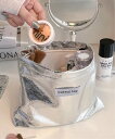Pochi Pouch Pochi Pouch/(W)Pochi Pouch/シャイニー ジップ コスメポーチ チェルカ 財布・ポーチ・ケース ポーチ ゴールド...