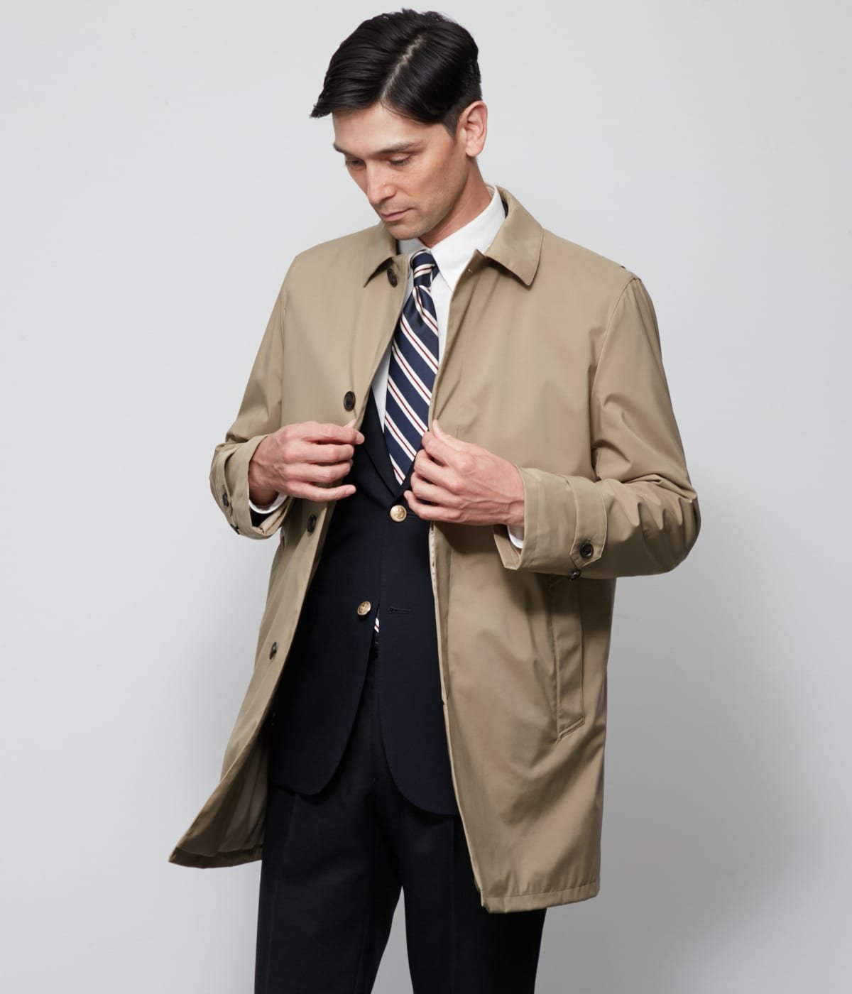 【SALE/30%OFF】NEWYORKER MEN 【撥水・透湿・防風】NY ACTIVE ナイロン 3層ボンディング マックコート ニューヨーカー ジャケッ...