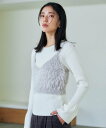 【SALE/40%OFF】THE SHOP TK 【@BAILA掲載】ふわふわビスチェ*フレア袖ニット/セットアイテム ザ ショップ ティーケー トップス ニッ...