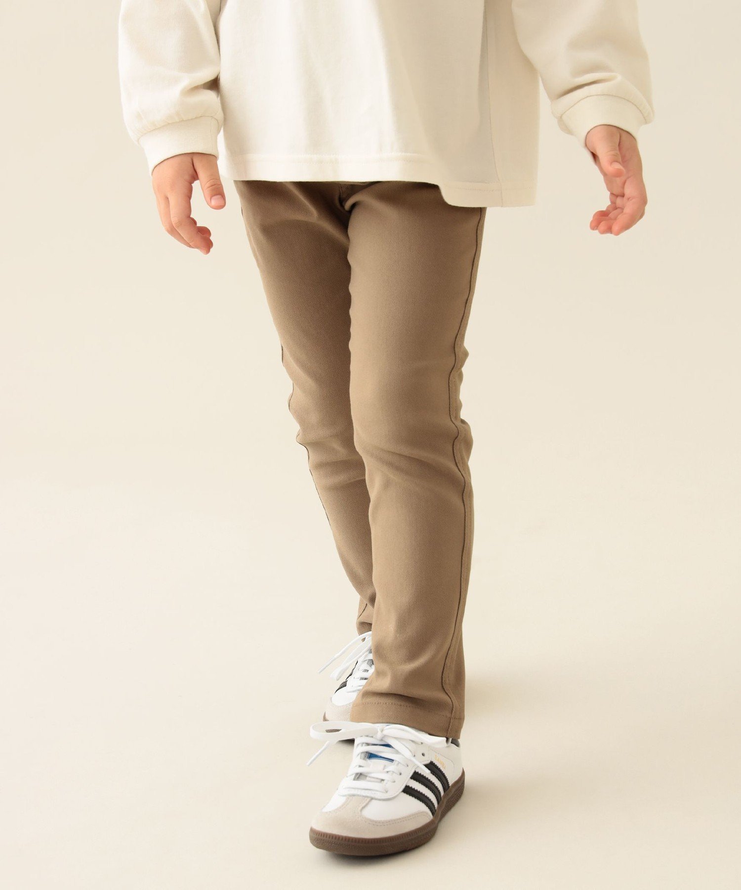 BEAMS mini ストレッチ カラーパンツ 2025FW(90~150cm) ビームス ミニ パンツ その他のパンツ ピンク