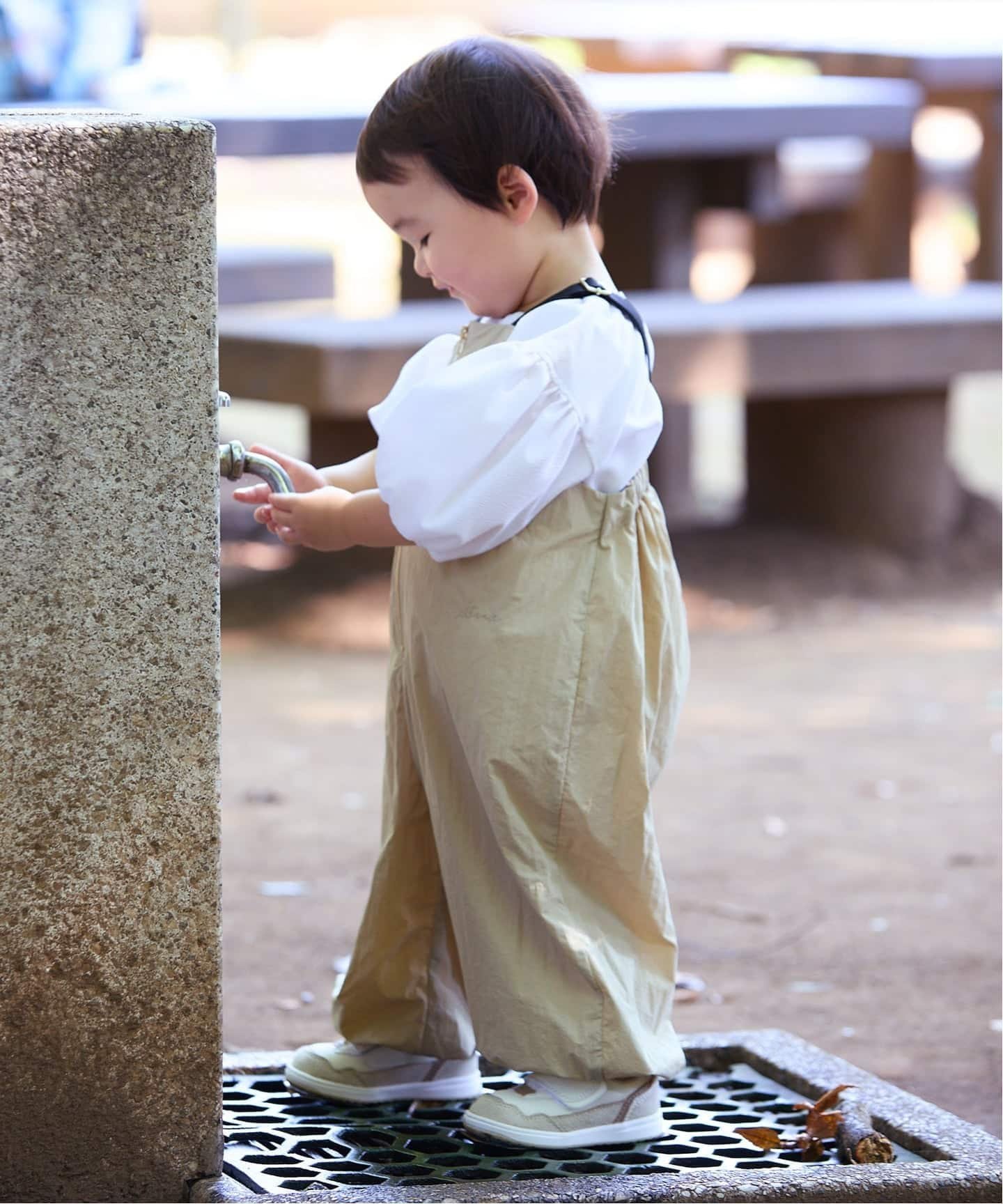 IENA ENFANT プレイウェア (70-90cm) イエナ アンファン マタニティウェア・ベビー用品 ベビー肌着・新生児服 ベージュ ブラック