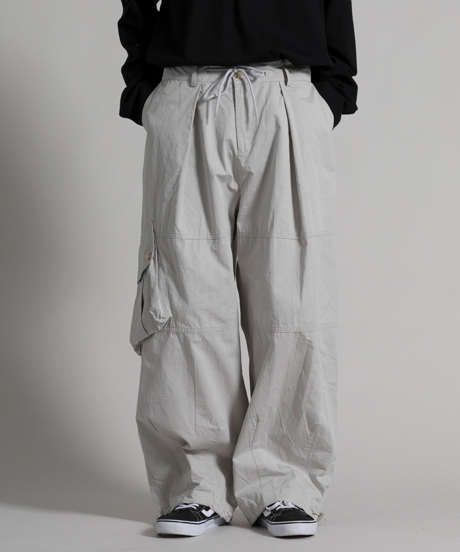 【aimoha neo】 Urban Utility Cargo Pants アイモハ パンツ カーゴパンツ グレー