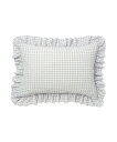 【SALE/30%OFF】Francfranc ふわろ 夏でもさらっともちもち まくらカバー フリルチェック WH*GY フランフラン インテリア・生活雑貨 そ...