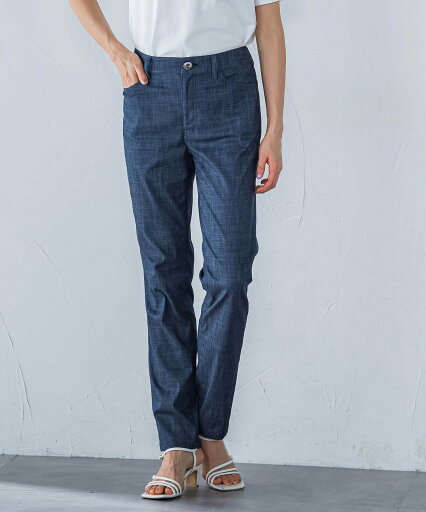 【SALE/30%OFF】LAUTREAMONT ハイパーストレッチデニムライクパンツ≪洗濯機で洗える≫ ロートレアモン パンツ ジーンズ・デニムパンツ ネイビー【送料無料】 【SALE/30%OFF】LAUTREAMONT ハイパーストレッチデニムライクパンツ≪洗濯機で洗える≫ ロートレアモン パンツ ジーンズ・デニムパンツ ネイビー【送料無料】