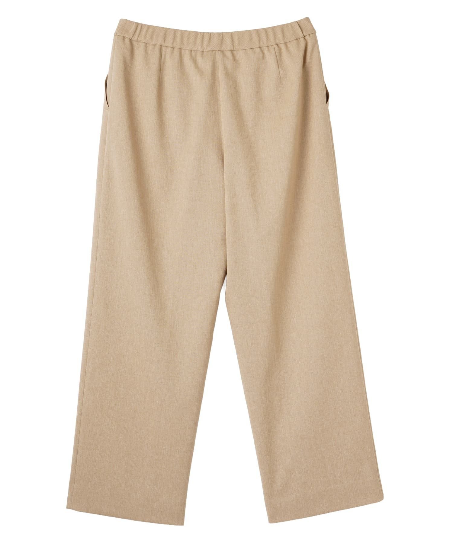 Leilian PLUS HOUSE 麻調パンツ レリアン プラスハウス パンツ その他のパンツ ベージュ