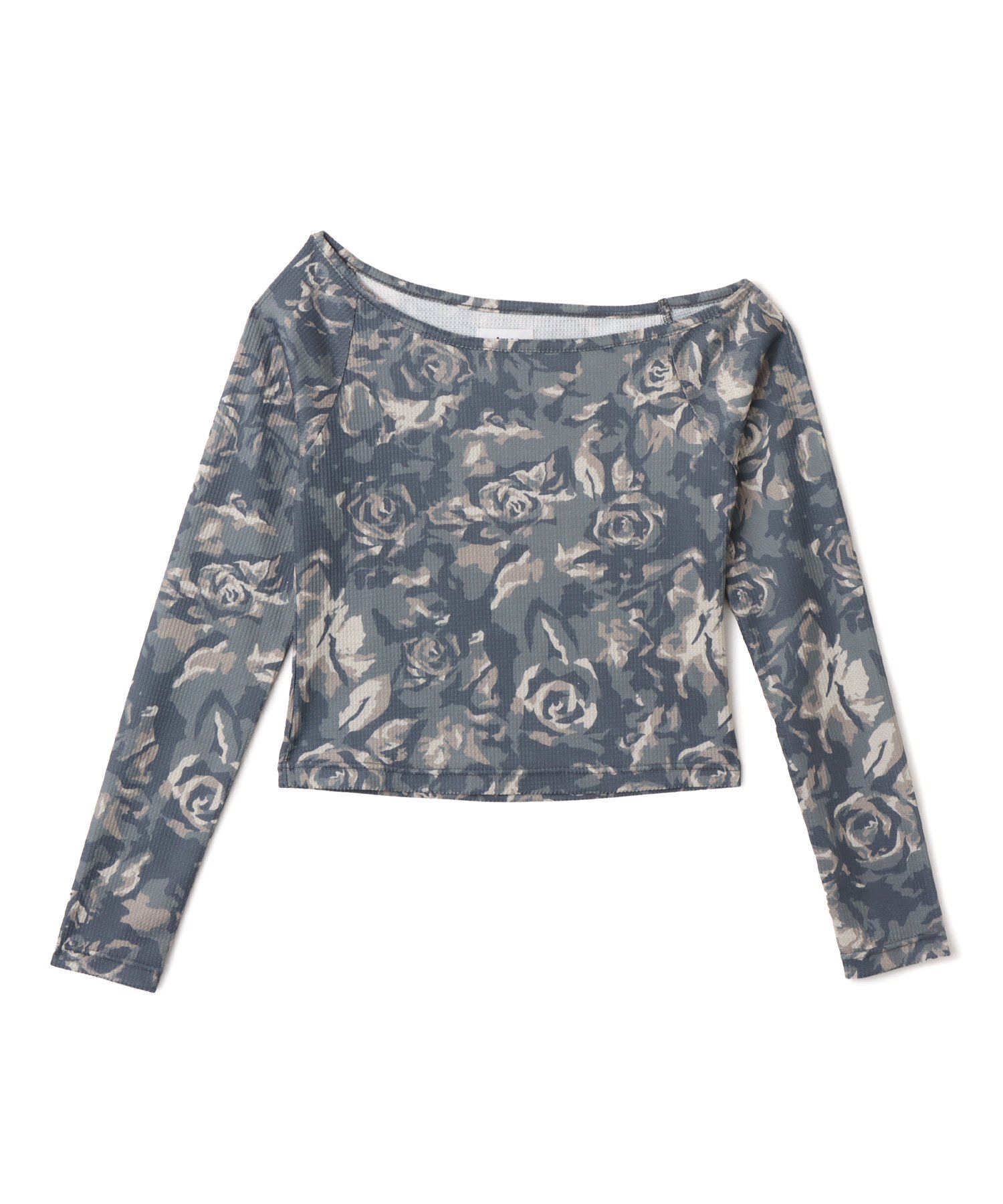 atmos pink atmos pink Rose Camouflage LS T-shirt KHAKI アトモス トップス カットソー・Tシャツ カーキグリーン