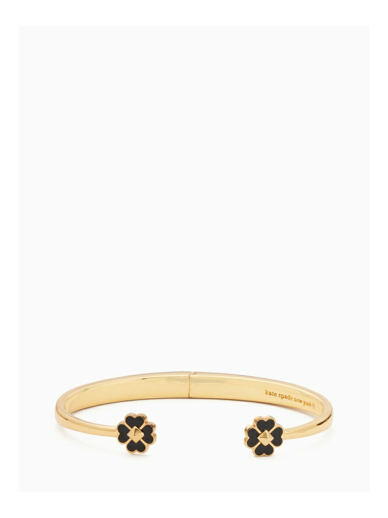 ケイト・スペード ニューヨーク 【SALE／50%OFF】kate spade new york ENAMEL HINGE CUFF ケイトスペードニューヨーク アクセサリー・腕時計 ブレスレット・バングル ブラック【送料無料】