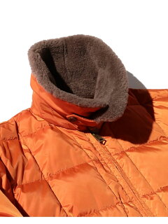 Quilted Down Jacket 38-18-0020-139: Orange Quilted Down Jacket 38-18-0020-139: Orange