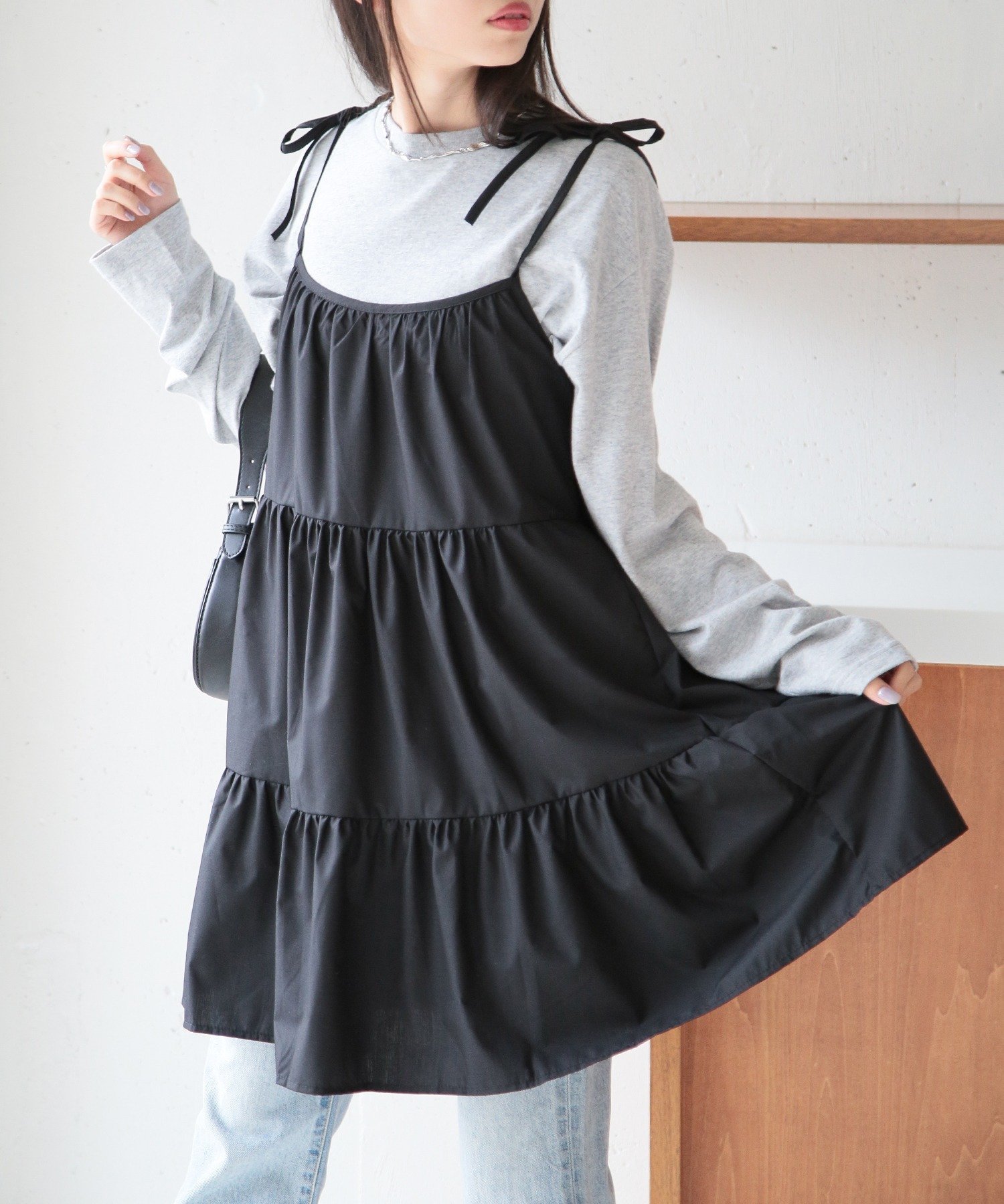 【SALE/87%OFF】SETUP7 SETUP7/フレアサマーワンピース ワンピース チュニック セットアップセブン ワンピース・ドレス ワンピース ブラッ...