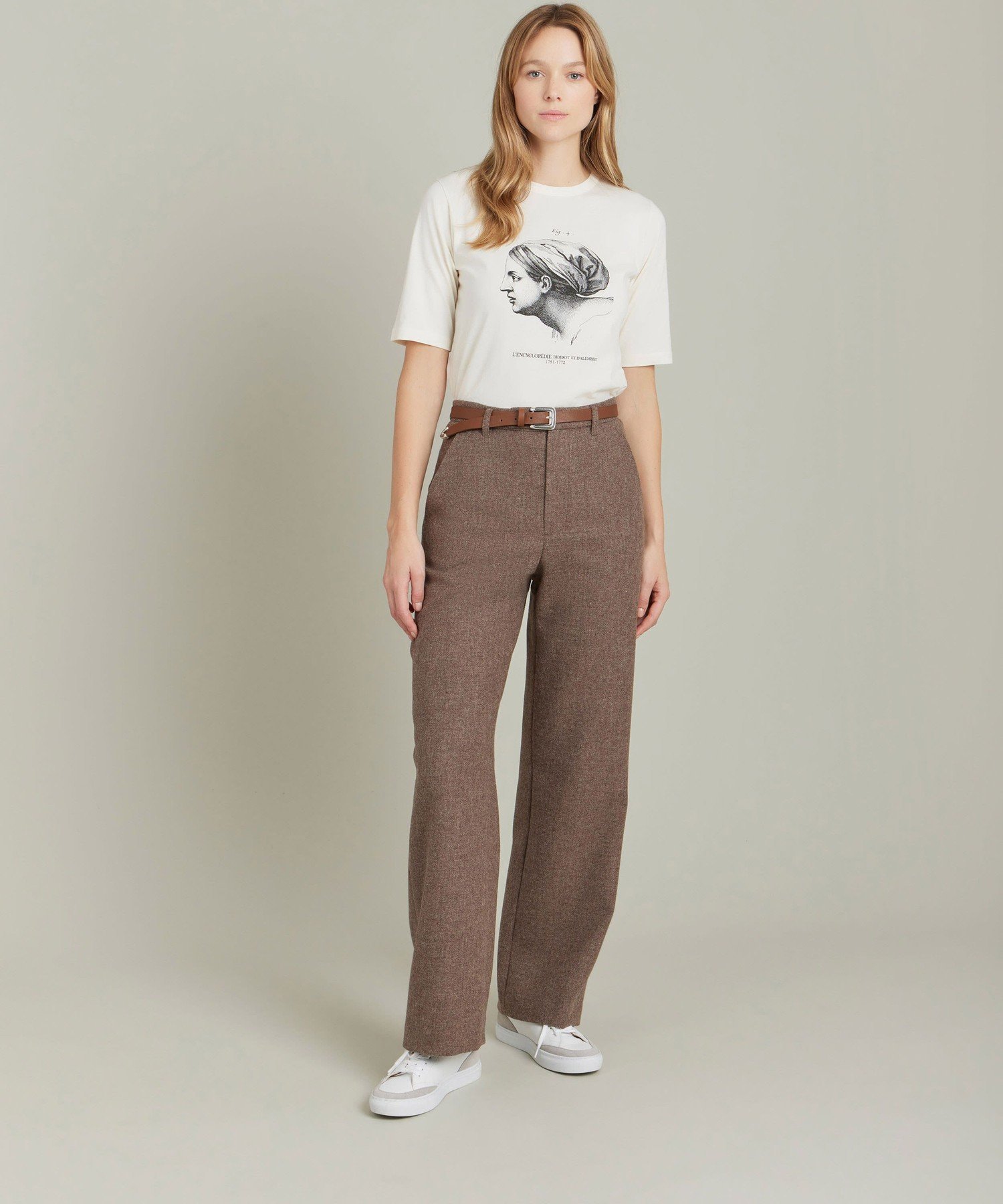 【Outlet】TU59 PANTALON パンツ アニエスベー パンツ その他のパンツ ブラウン
