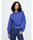 【SALE/66%OFF】GAP (W)ヴィンテージソフト ウェッジ クルーネックスウェットシャツ ギャップ トップス スウェット・トレーナー ベージュ ブルー
