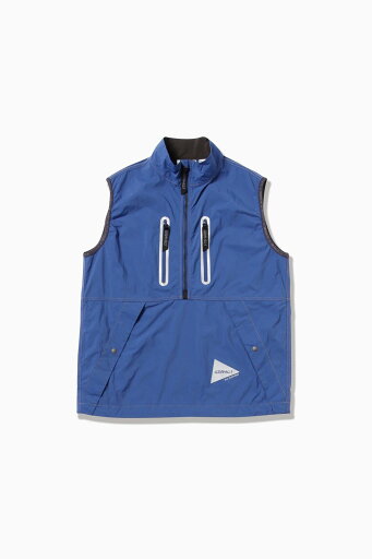 and wander GRAMICCI * and wander brushed nylon vest アンドワンダー ジャケット・アウター その他のジャケット・アウター グレー ブルー【送料無料】 and wander GRAMICCI * and wander brushed nylon vest アンドワンダー ジャケット・アウター その他のジャケット・アウター グレー ブルー【送料無料】