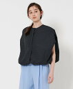 UNITED ARROWS チェックタフタ スリットスリーブ ブルゾン ユナイテッドアローズ トップス その他のトップス ブラック ネイビー【送料無料】
