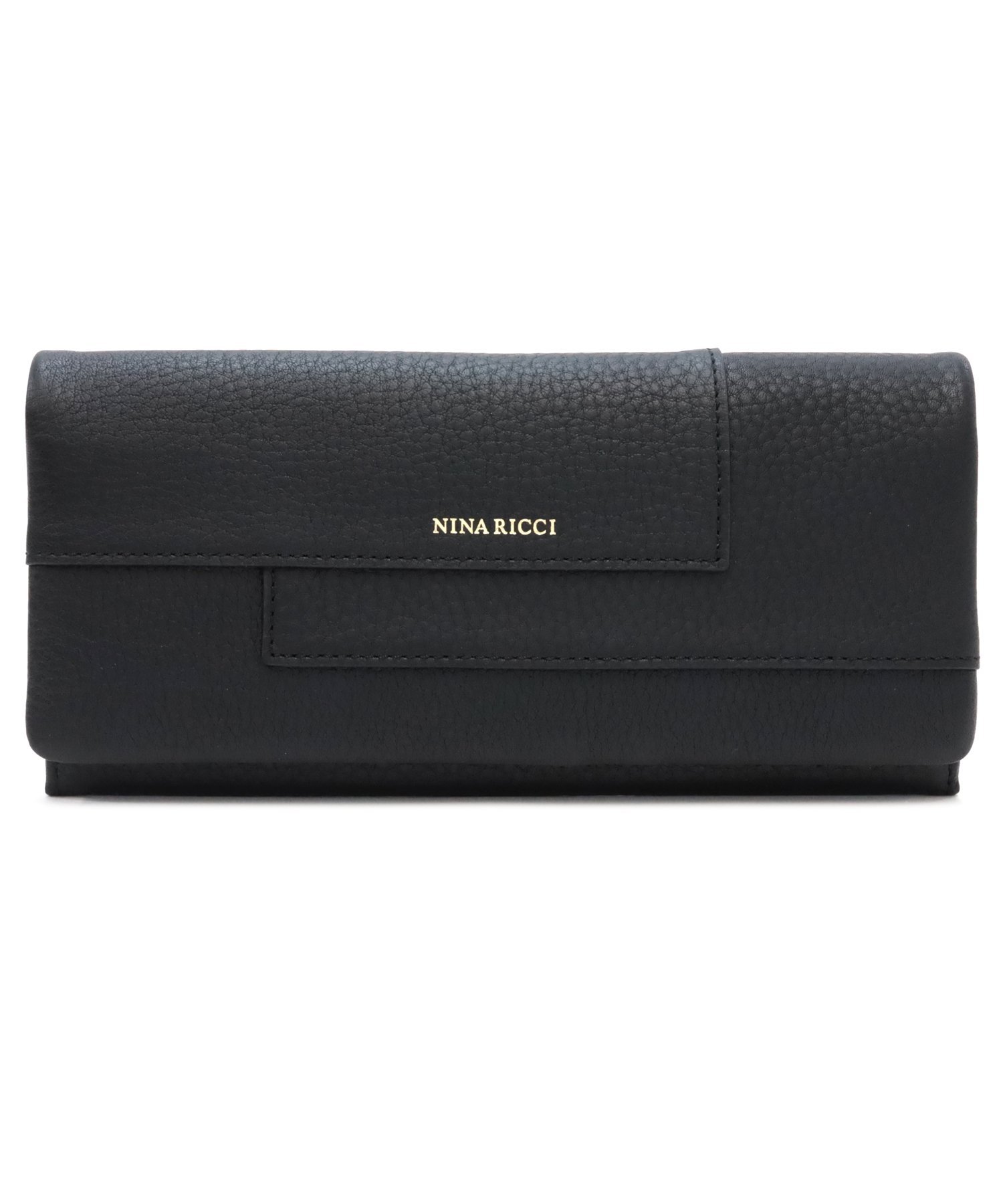 NINA RICCI ストラクチャーパース 長財布 マルショウ エンドウ 財布・ポーチ・ケース 財布 イエロー ブラック ブルー【送料無料】