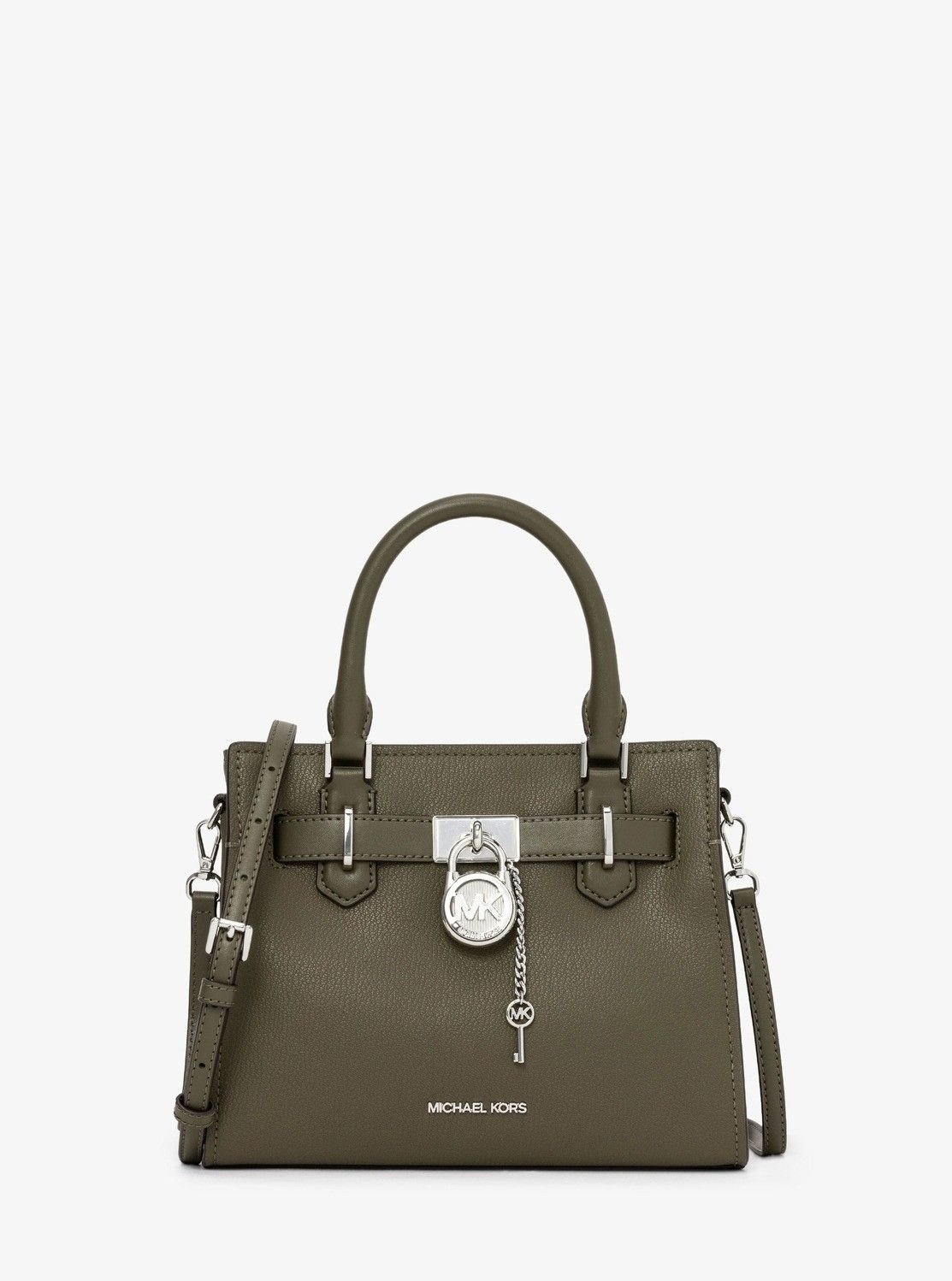 【SALE／80%OFF】MICHAEL KORS HAMILTON サッチェル スモール マイケルコース マイケル・コース バッグ ハンドバッグ グリーン【送料無料】