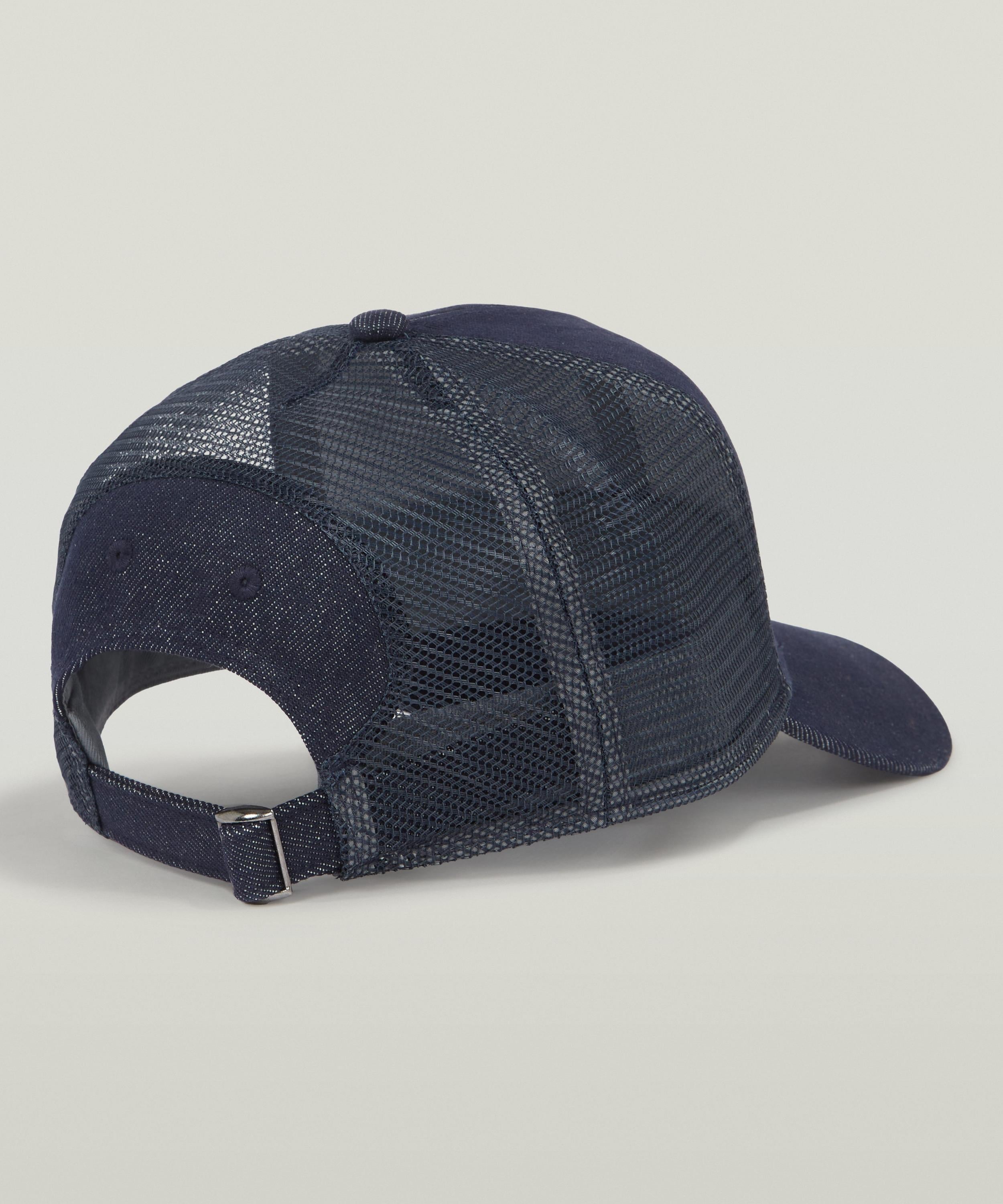 【SALE／40%OFF】G-Star RAW 【公式ショップ】UNISEX BASEBALL TRUCKER CAP/ユニセックスブロンドロゴベースボールメッシュキャップ ジースターロゥ 帽子 キャップ ブルー【送料無料】