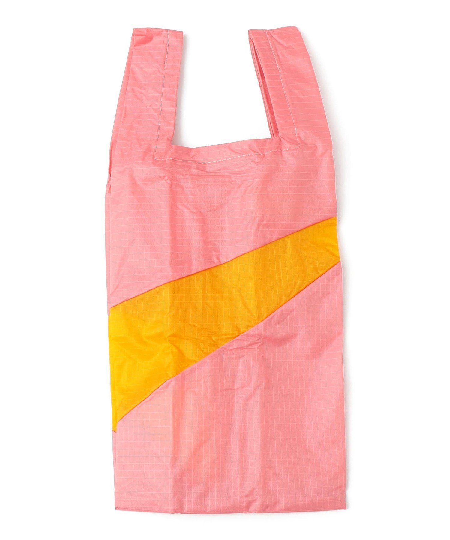 SHIPS Days SUSAN BIJL:SHOPPING BAG S シップス バッグ エコバッグ・サブバッグ ブラウン イエロー ブルー ピンク【送料無料】