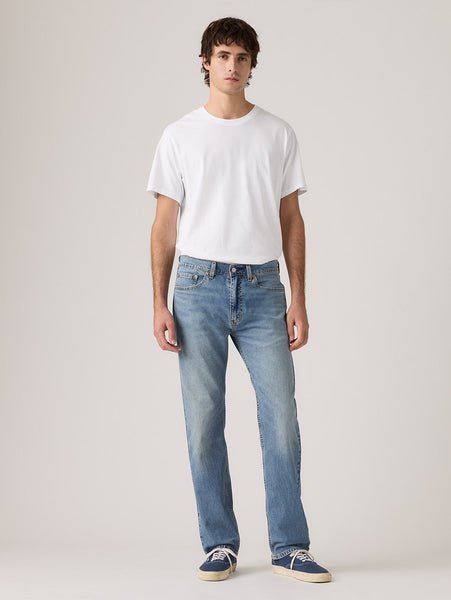Levi's COOLコレクション 505(TM) レギュラーフィット ジーンズ ミディアムインディゴ リーバイス パンツ ジーンズ・デニムパンツ ネイビー【送料無料】