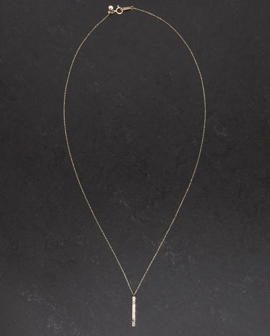 etna K10YGネックレス リュクスライン バーティカル エトナ アクセサリー・腕時計 ネックレス ゴールド【送料無料】