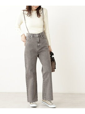 【SALE/60%OFF】N. Natural Beauty Basic サスペンダー付ワイドデニム<S Size Line> エヌ ナチュラルビューティーベーシック* パンツ/ジーンズ パンツその他 ホワイト グレー ネイビー