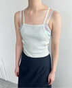 EDIT.FOR LULU 【babaco/ババコ】Cotton Silk Camisole エディット フォー ルル トップス カットソー Tシャツ グレー ネイビー イエロー【送料無料】