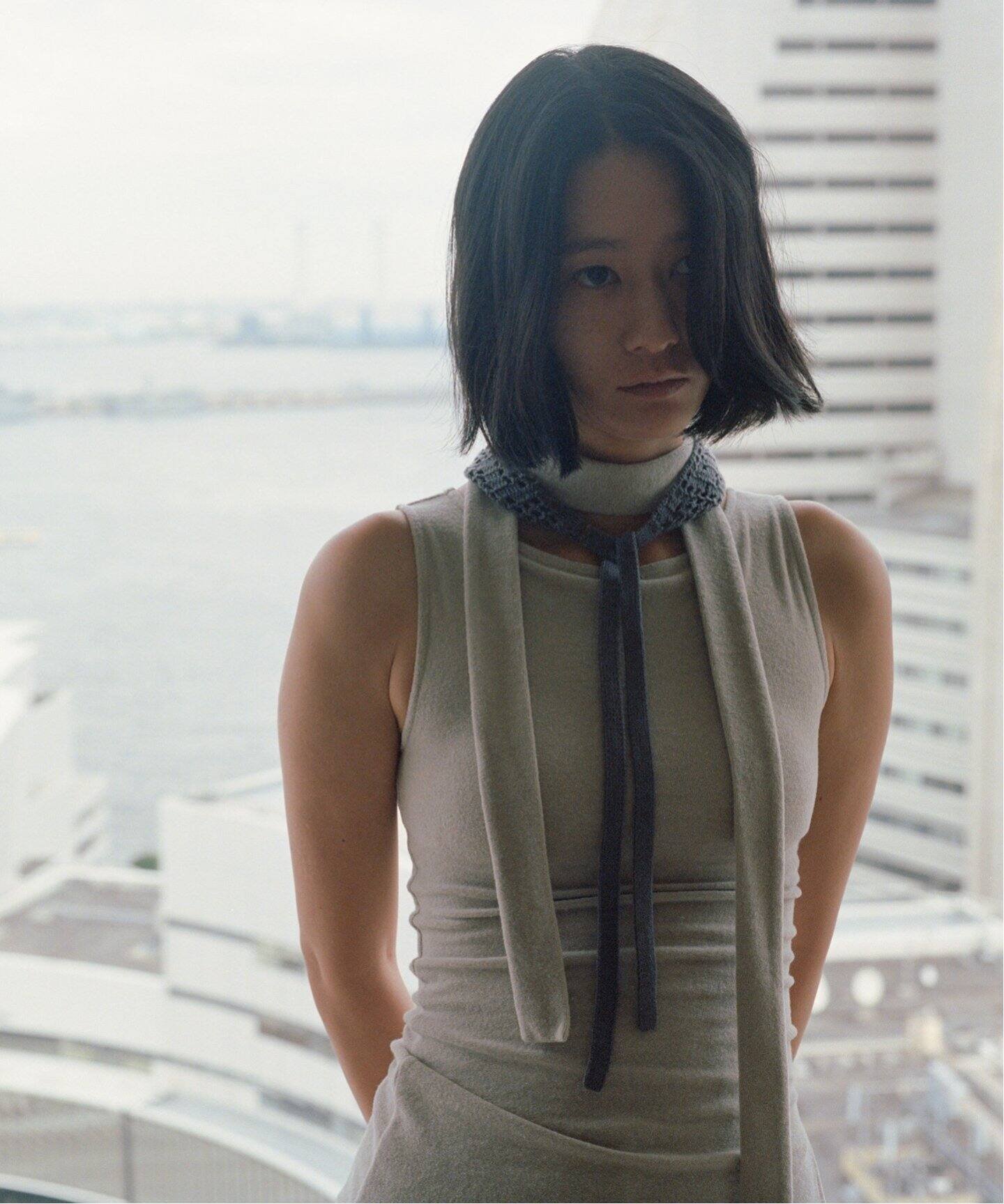 Charles Chaton pile top シャルル シャトン トップス カットソー・Tシャツ ベージュ ブラック【送料無料】のサムネイル