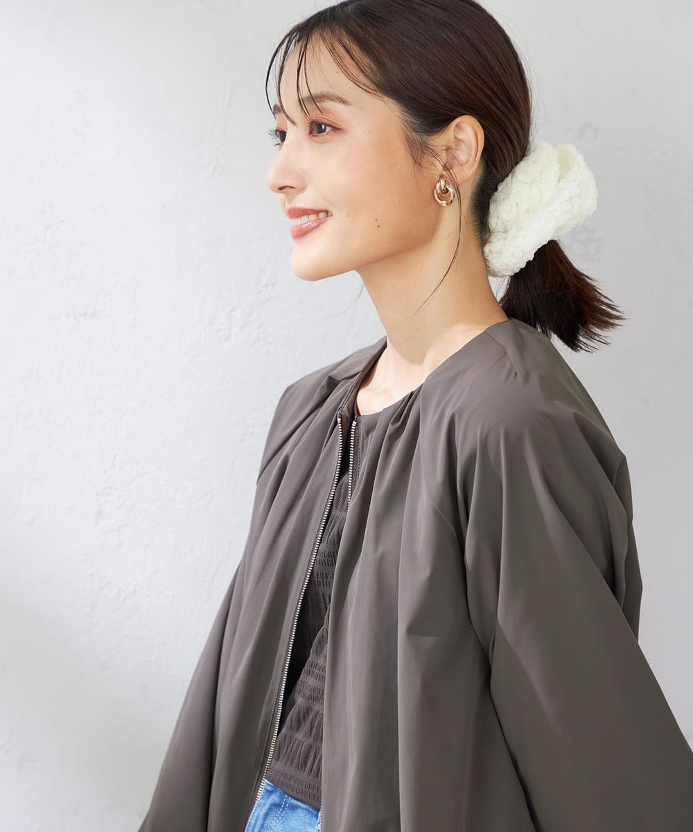 【SALE／20%OFF】a.v.v レース調ビッグシュシュ アー・ヴェ・ヴェ ヘアアクセサリー その他のヘアアクセサリー ブラック