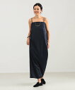 Demi-Luxe BEAMS エディター東原妙子 * Demi-Luxe BEAMS / シャイニー キャミソール ワンピース デミルクス ビームス ワンピース・ドレス その他のワンピース・ドレス グリーン ネイビー【送料無料】