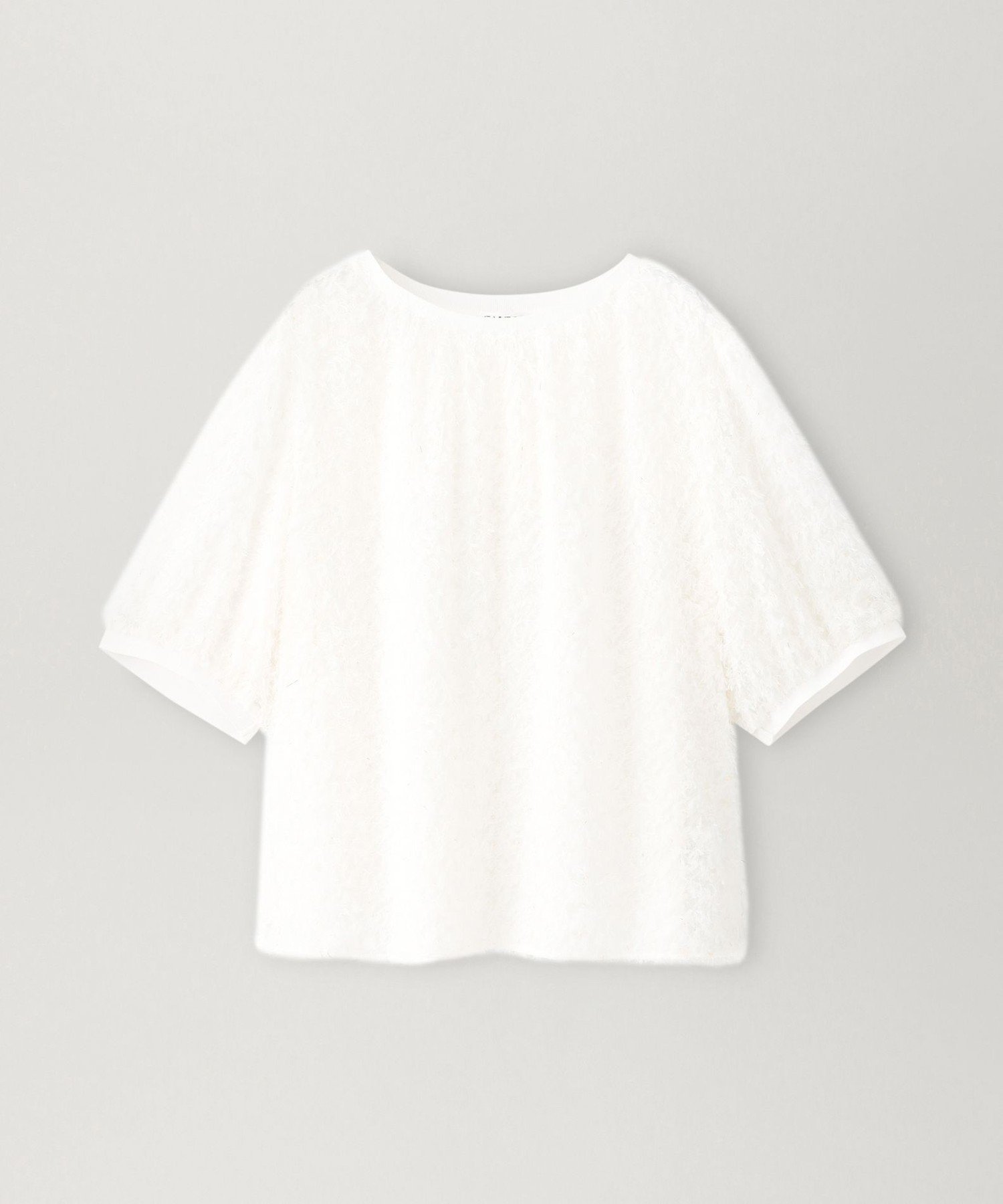 EVEX by KRIZIA 【L】【ウォッシャブル】ラメカットジャカードコンビプルオーバー サンヨー エルサイズ トップス カットソー・Tシャツ ブラック ホワイト【送料無料】(4)