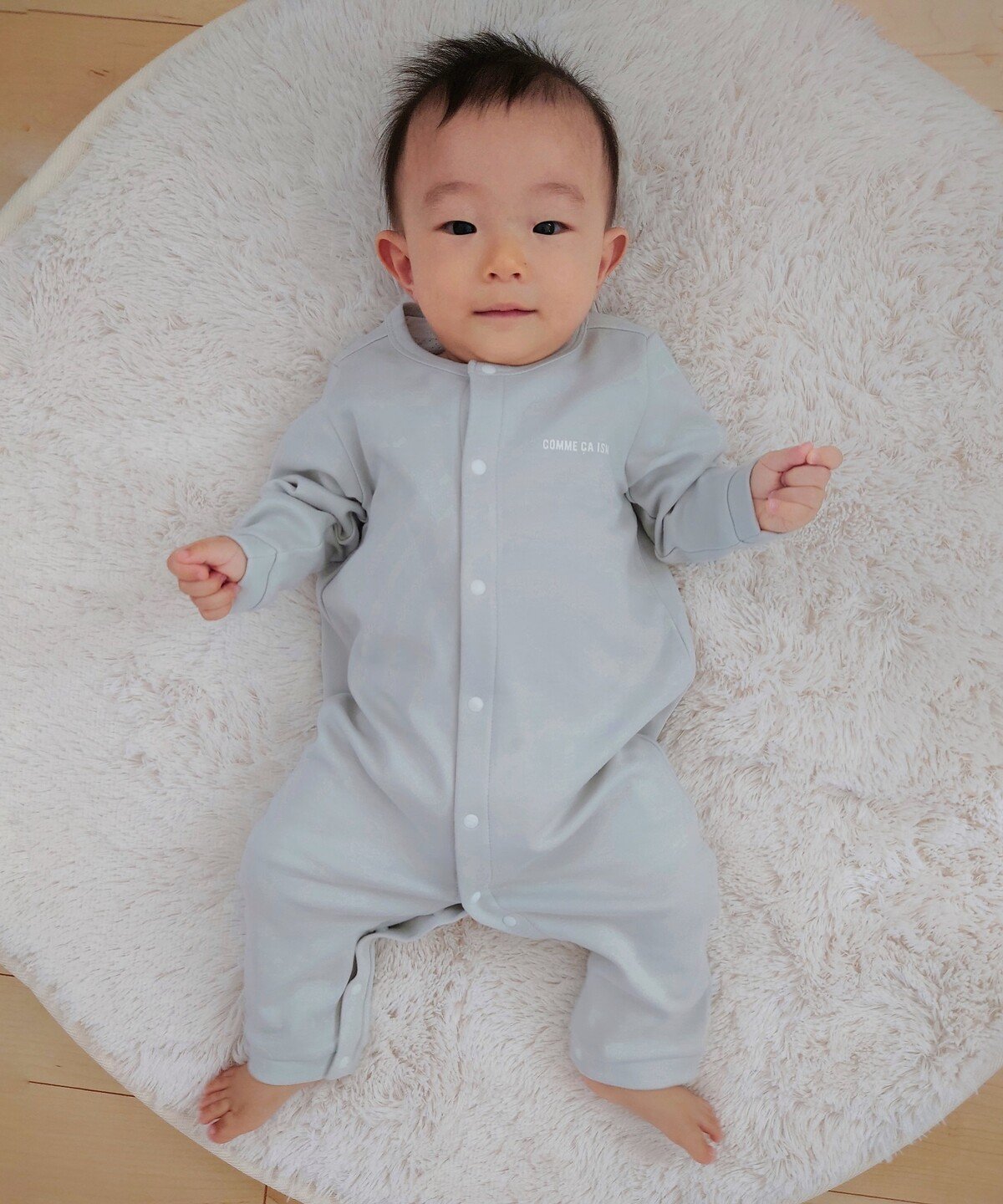 【SALE／10%OFF】COMME CA ISM "にっぽんの色" おしりパッチ 長袖ツーウェイオール コムサイズム マタ..